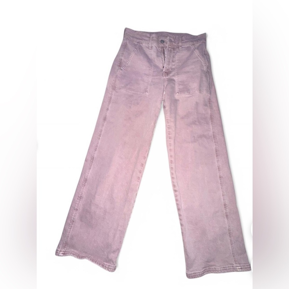 American Eagle Women's Pink/Purple Jeans